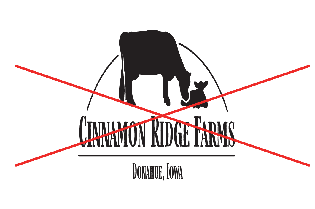 Cinnamon Ridge logo has been squashed.