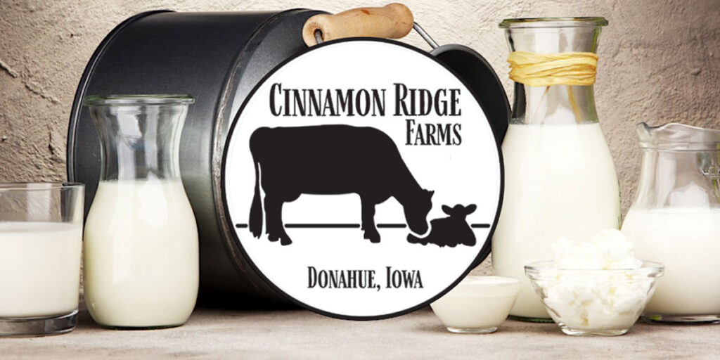 Logo with milk