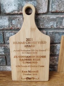 Award - Hilmar Cheese - 2021