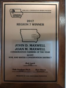 Award - Iowa Conservation - 2017